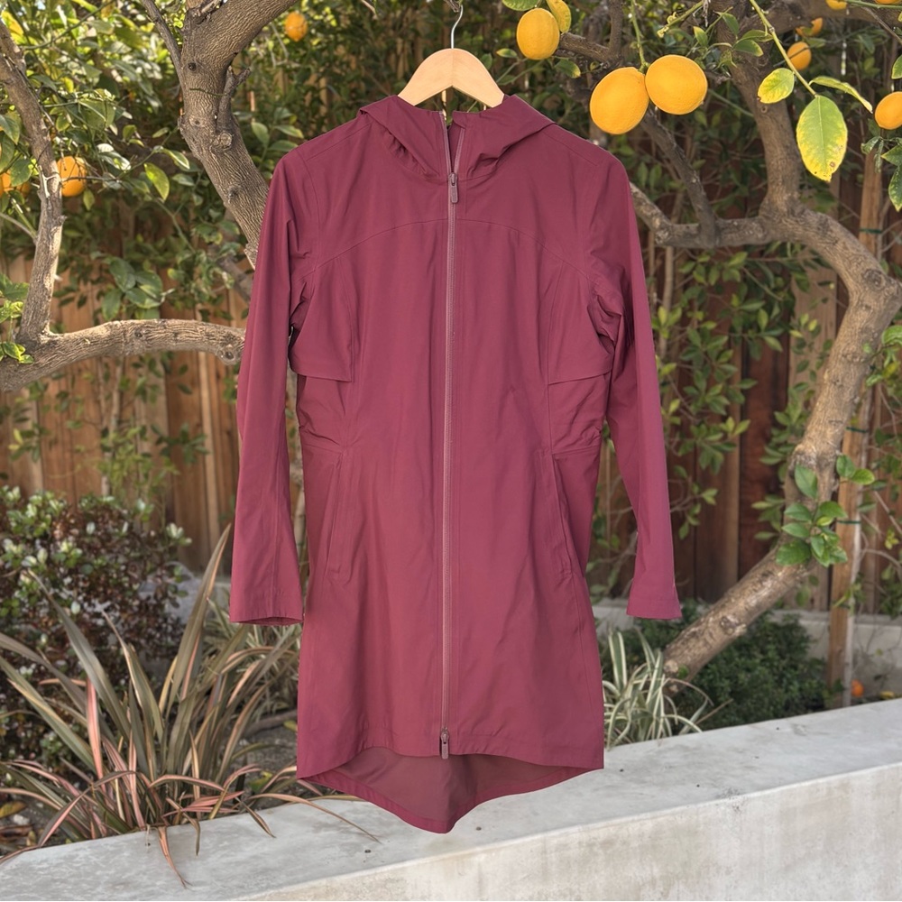 lululemon athletica Maroon Utility Waterproof Jacket
